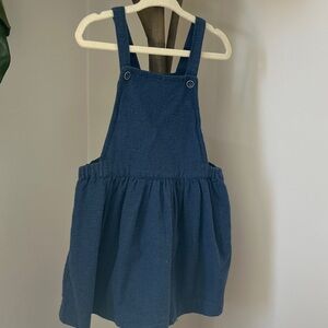Zara Kids Casual Blue Pinafore Dress